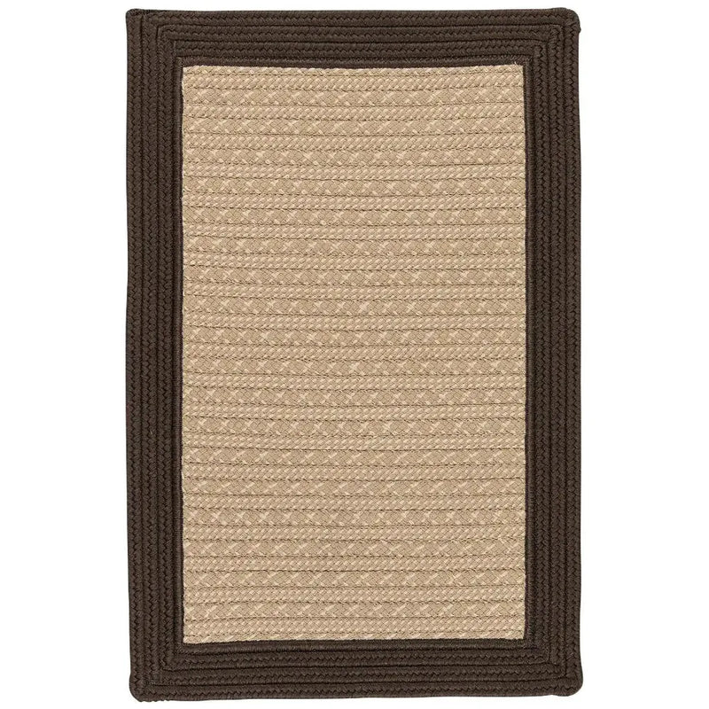 Bayswater Durable Outdoor Rugs-Outdoor Rugs-Colonial Mills-Brown-2' x 3'-LOOMLAN