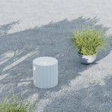 Sunset West-Bazaar Athena Concrete Outdoor End Table-Outdoor Side Tables-LOOMLAN