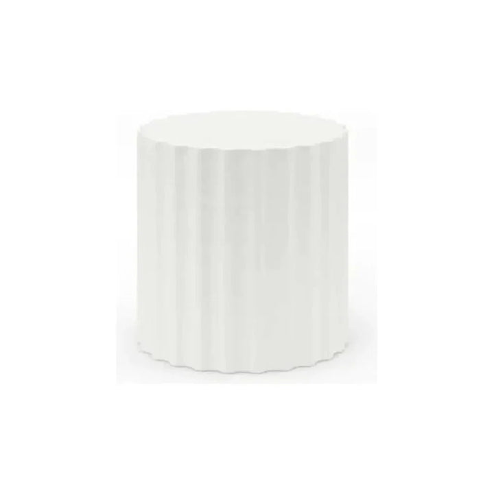 Bazaar Athena Concrete Outdoor End Table - LOOMLAN - Sunset West - Outdoor Side Tables