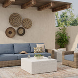 Bazaar Concrete Made Outdoor Coffee Table-Outdoor Coffee Tables-Sunset West-LOOMLAN