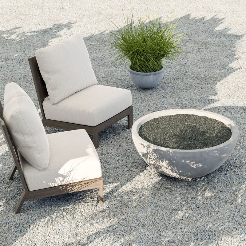 Bazaar Concrete Made Outdoor Fire Bowl Magic-Outdoor Fire Tables-Sunset West-LOOMLAN