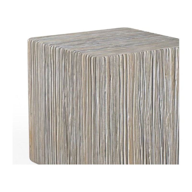 Sunset West-Bazaar Concrete Madera Outdoor End Table-Outdoor Side Tables-LOOMLAN