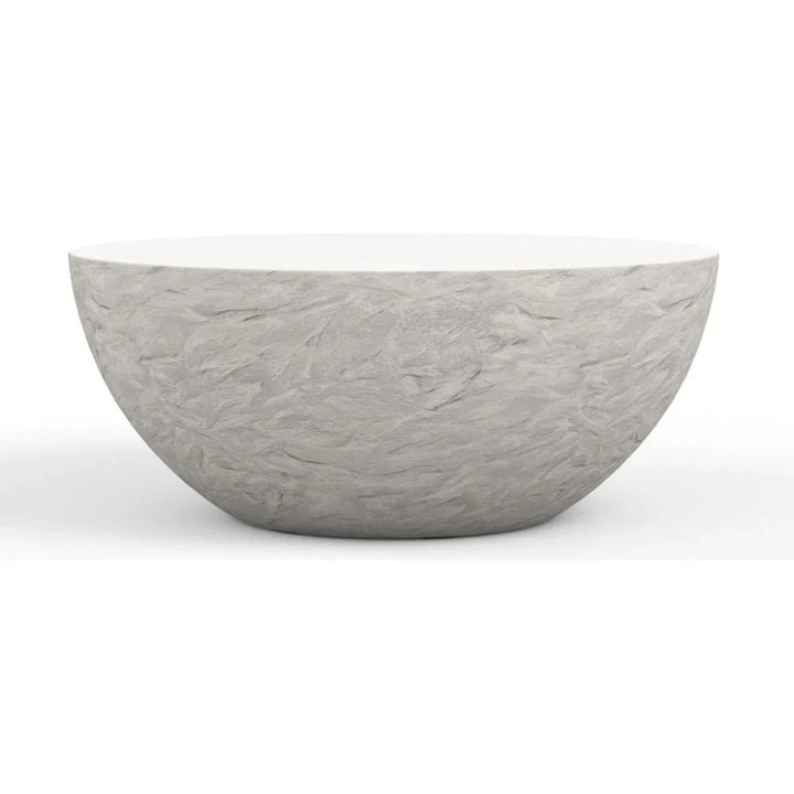 Bazaar Concrete Made Outdoor Coffee Table-Outdoor Coffee Tables-Sunset West-LOOMLAN