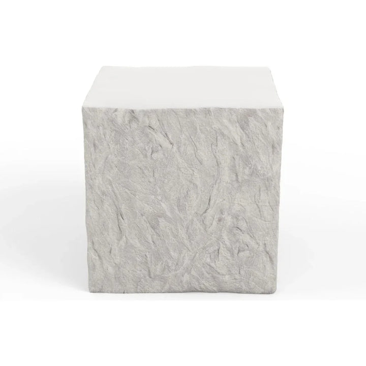 Bazaar Concrete Outdoor End Table - LOOMLAN - Sunset West - Outdoor Side Tables