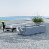 Bazaar Concrete Outdoor Fire Table-Outdoor Fire Tables-Sunset West-LOOMLAN