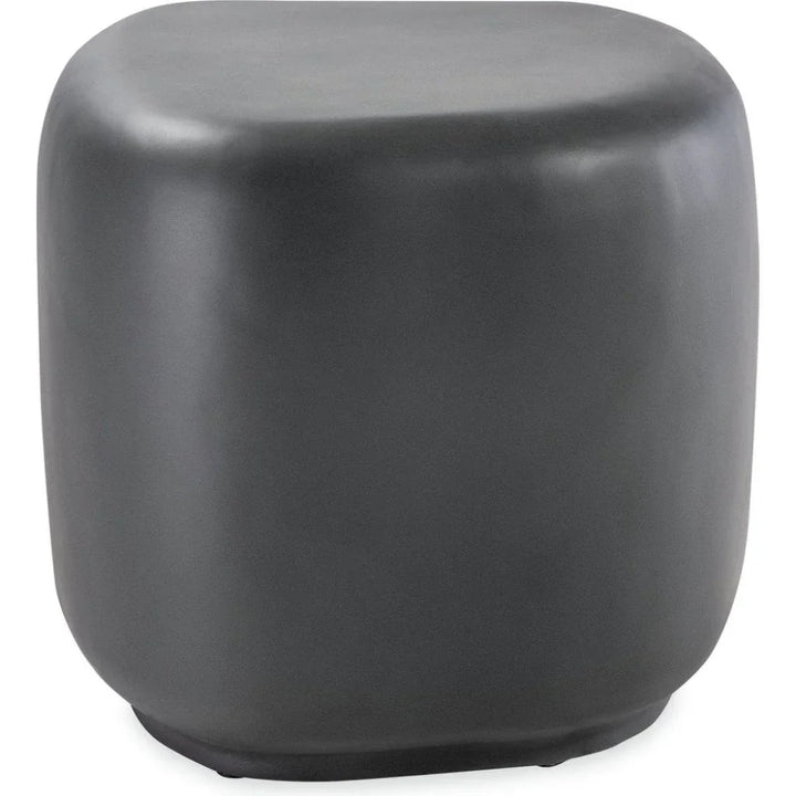 Bazaar Concrete Outdoor Pebble End Table - LOOMLAN - Sunset West - Outdoor Side Tables