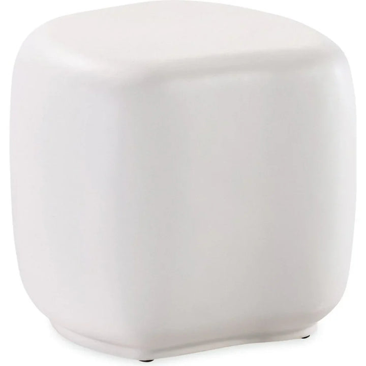 Bazaar Concrete Outdoor Pebble End Table - LOOMLAN - Sunset West - Outdoor Side Tables