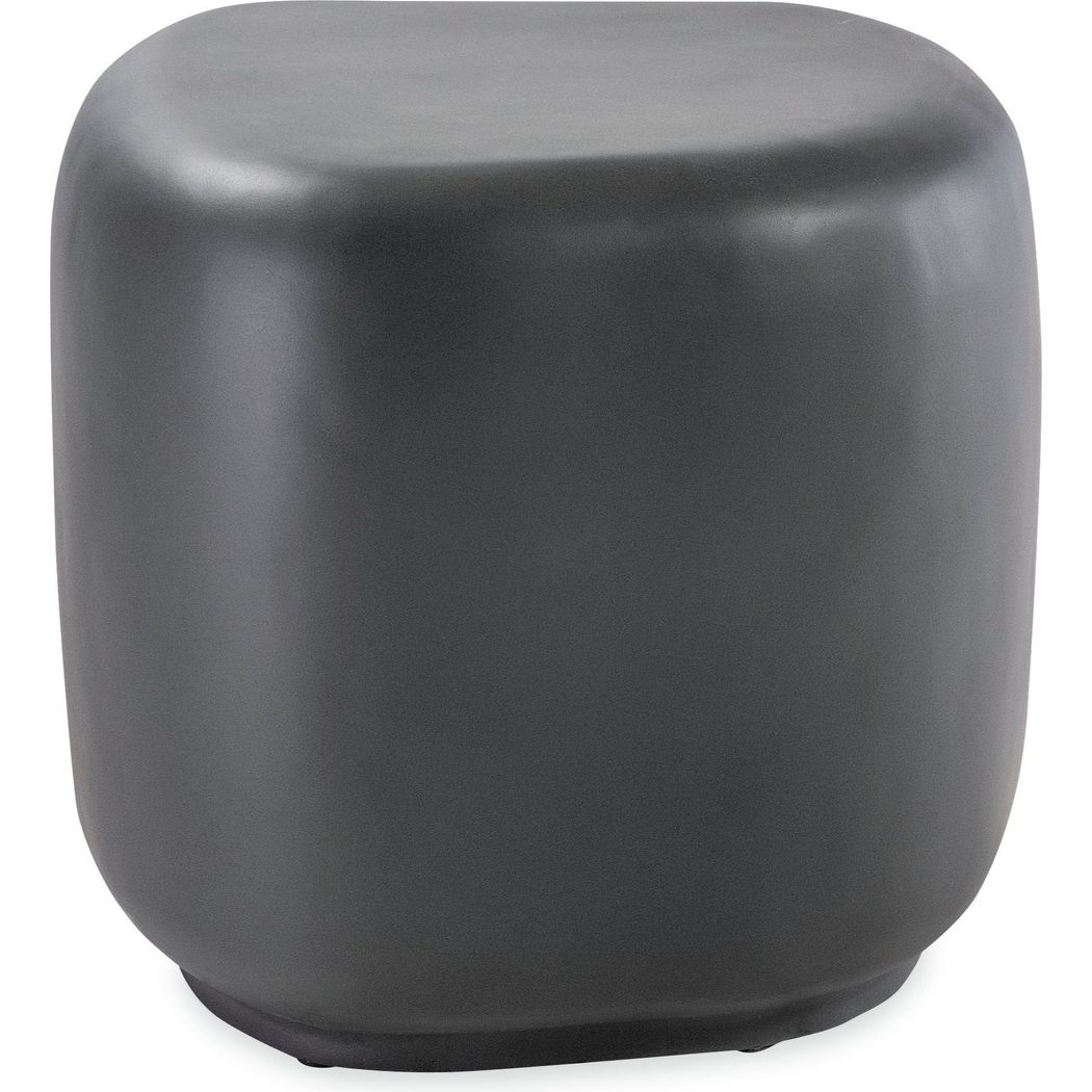 Bazaar Concrete Outdoor Pebble End Table