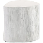 Bazaar Concrete Tree Trunk Outdoor End Table