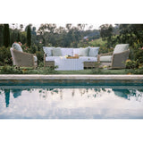 Sunset West-Bazaar Fluted Athena Outdoor Coffee Table-Outdoor Coffee Tables-LOOMLAN