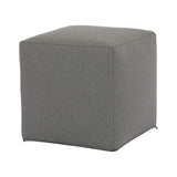 Bazaar Sunbrella Weatherproof Outdoor Pouf-Poufs and Stools-Sunset West-LOOMLAN