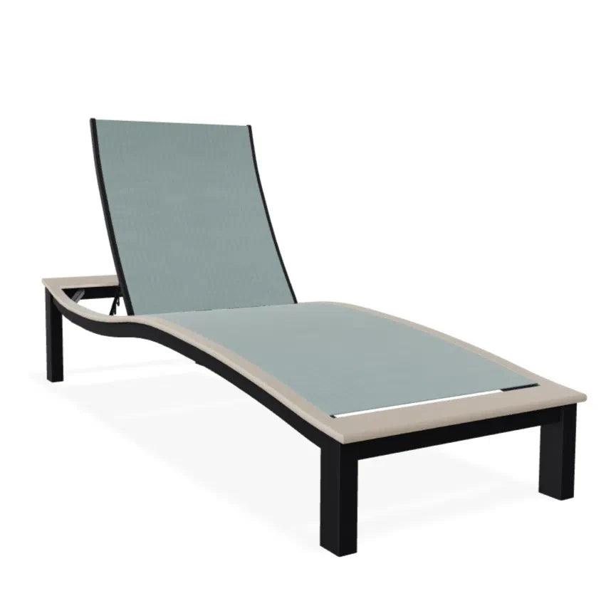 Bazza Contour Chaise with MGP Arm Accent