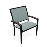 Bazza Dining Height Cafe Chair Arm Accents