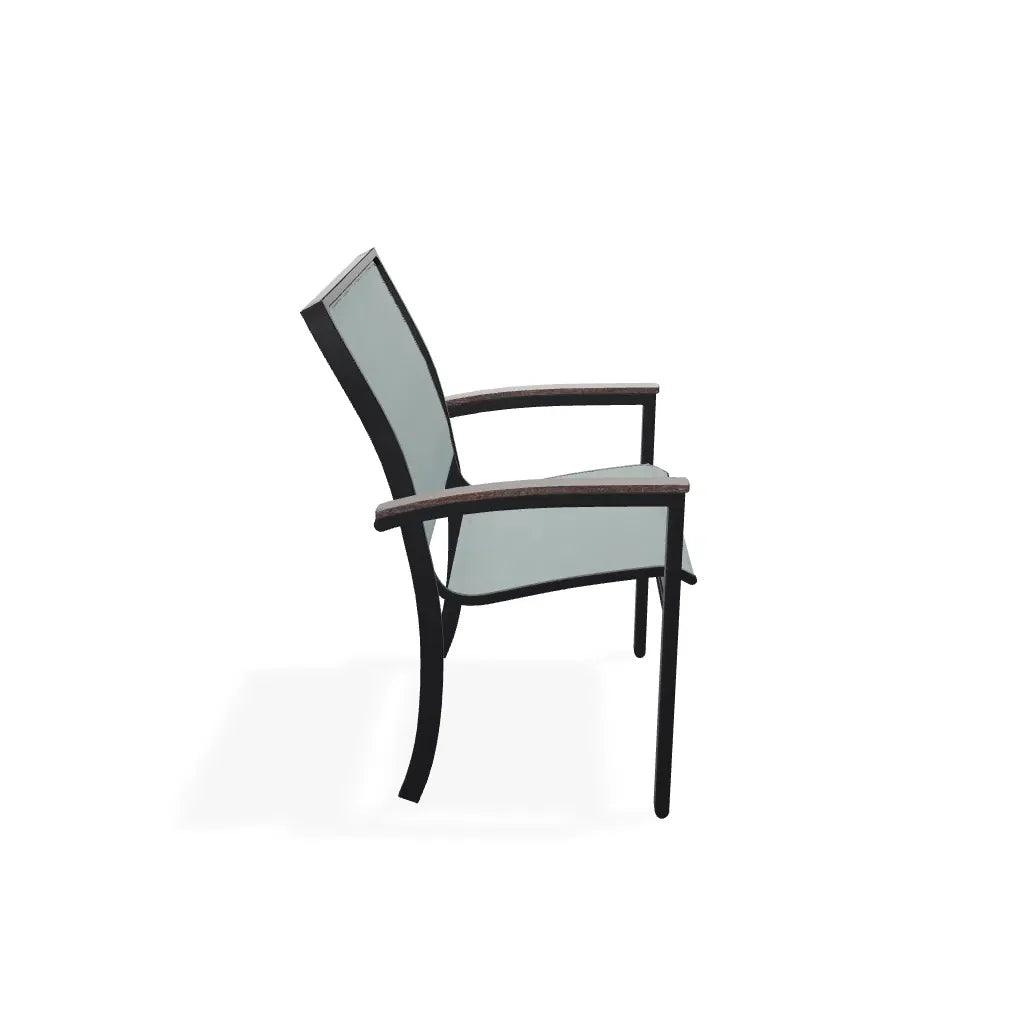 Bazza Dining Height Cafe Chair Arm Accents