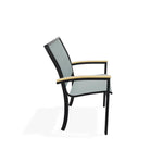 Bazza Dining Height Cafe Chair Arm Accents