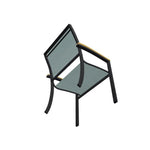 Bazza Dining Height Cafe Chair Arm Accents