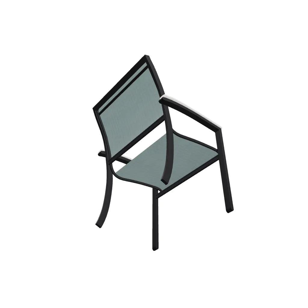 Bazza Dining Height Cafe Chair Arm Accents