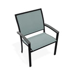 Bazza Dining Height Stacking Cafe Chair MGP Arm Accents