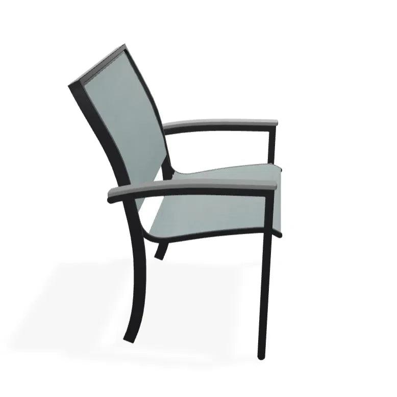 Bazza Dining Height Stacking Cafe Chair MGP Arm Accents