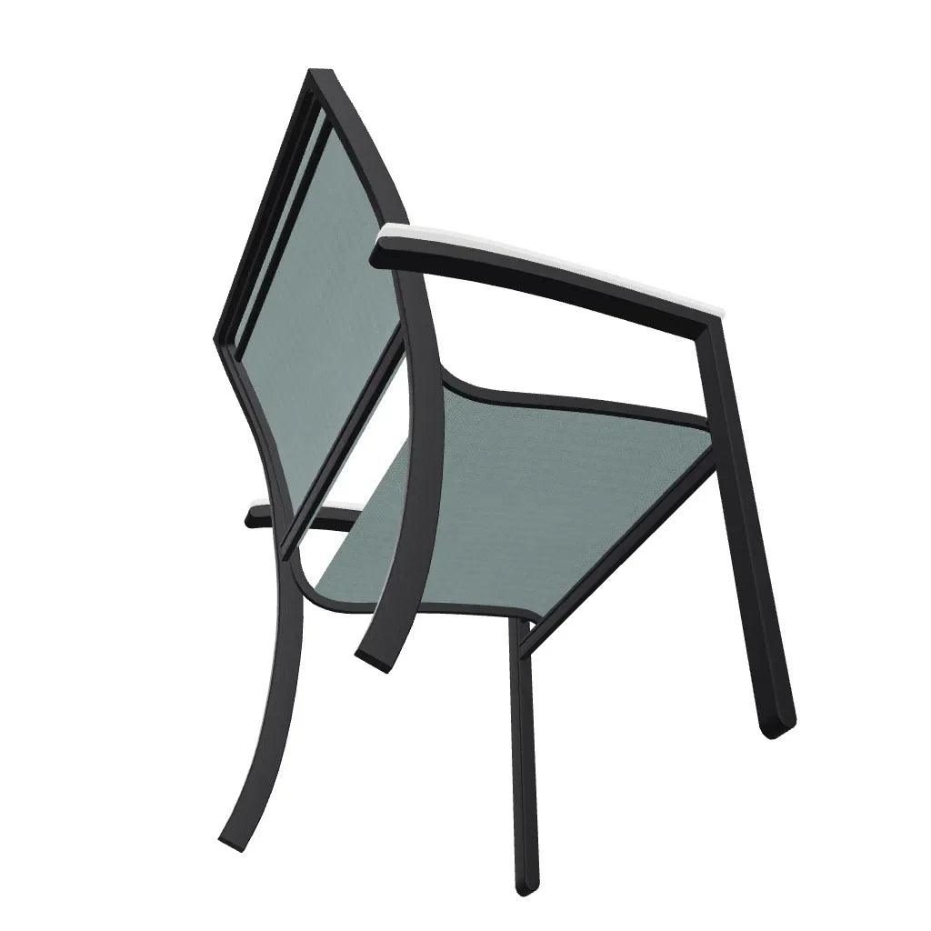 Bazza Dining Height Stacking Cafe Chair MGP Arm Accents