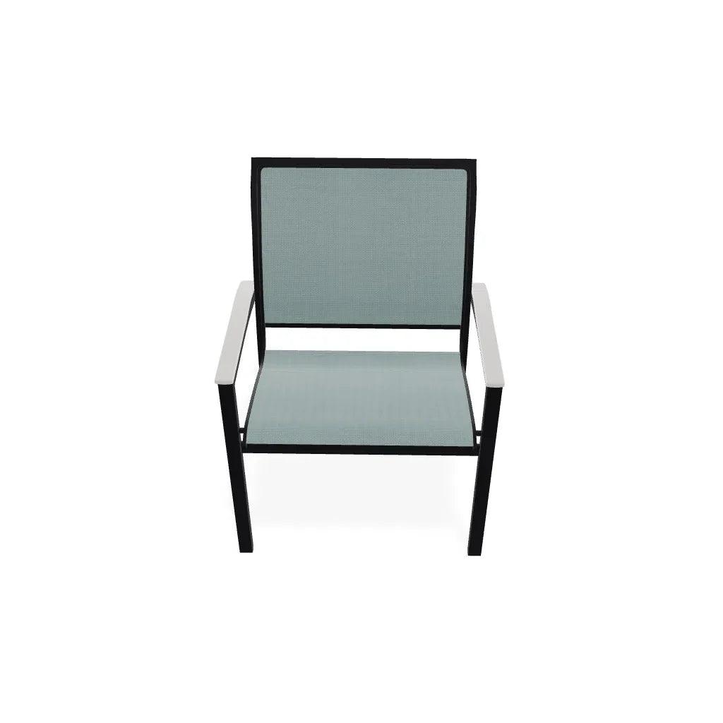 Bazza Dining Height Stacking Cafe Chair MGP Arm Accents