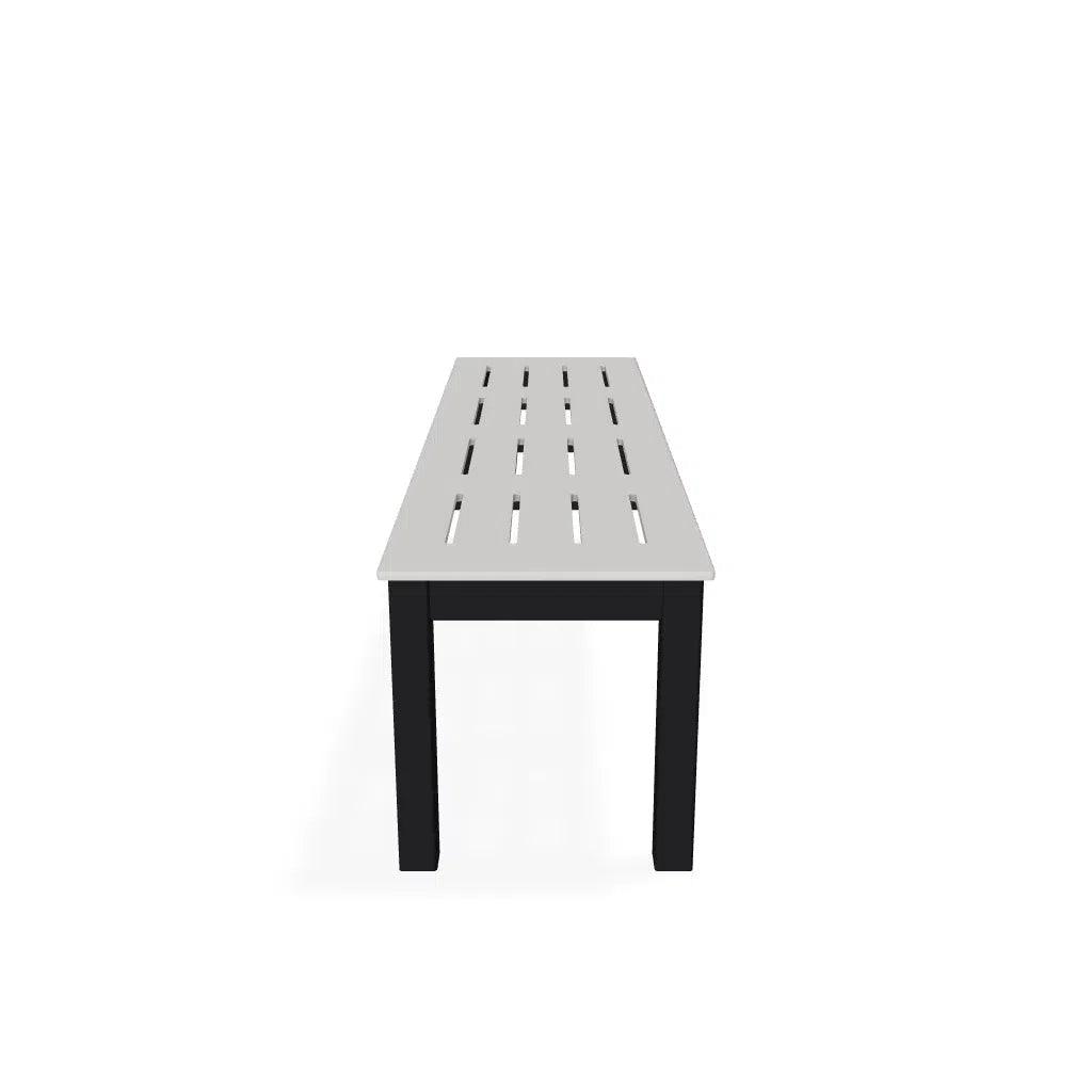 Bazza Durable Aluminum d Flat Armless Bench