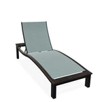 Bazza Lounge Chaise with Polymer Accent