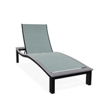 Bazza Lounge Chaise with Polymer Accent