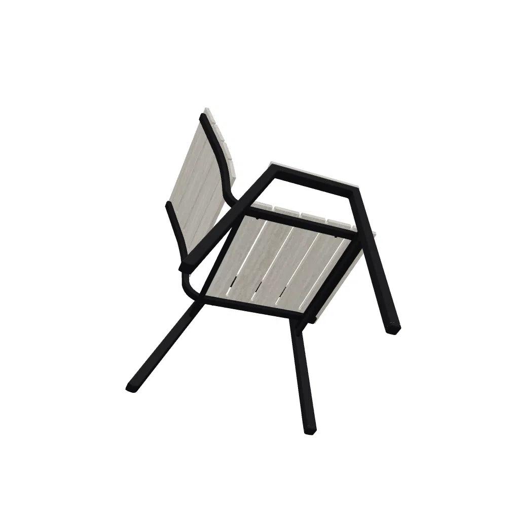 Bazza MGP Aluminum Stacking Bistro Chair