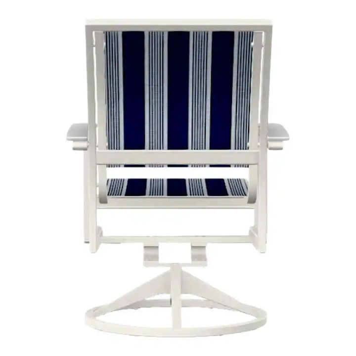 Bazza Sling Swivel Rocker MGP Arm Accents-Outdoor Accent Chairs-Telescope-LOOMLAN
