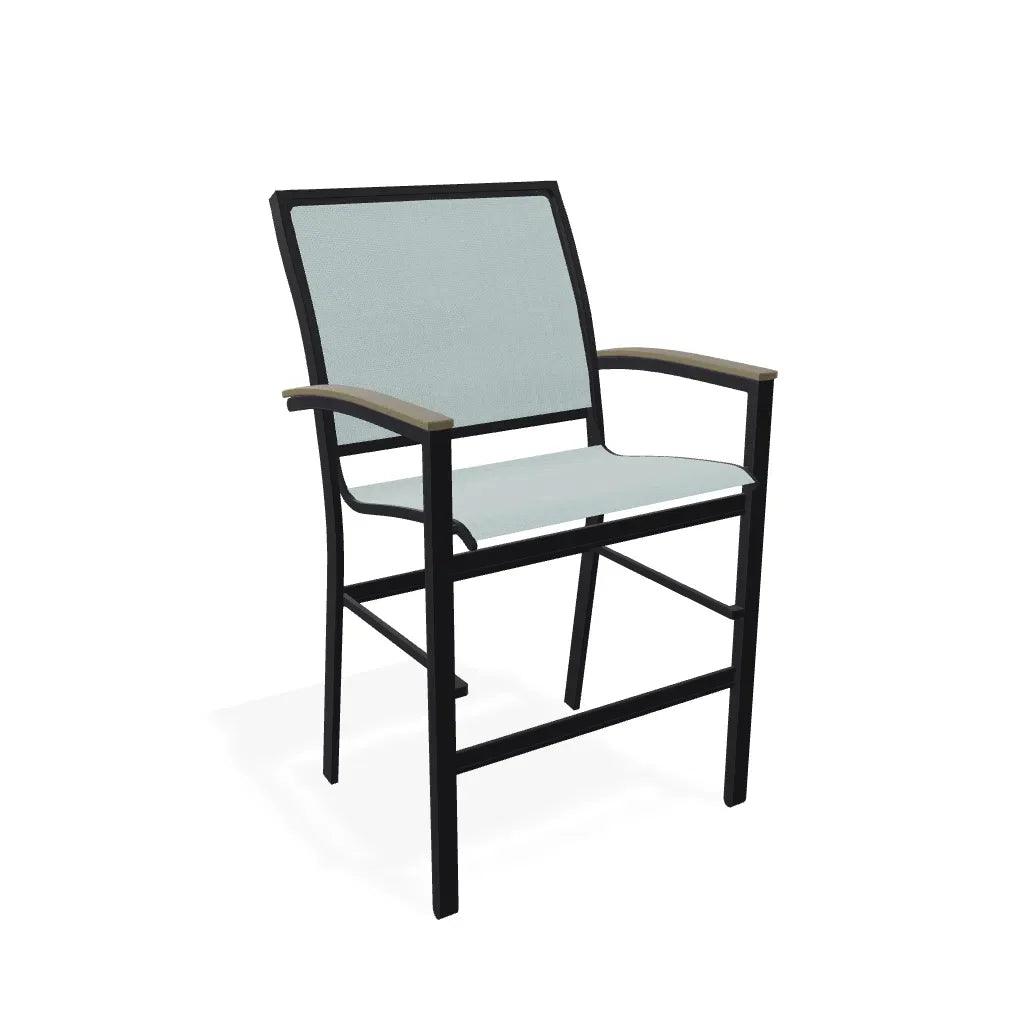 Bazza Stacking Balcony Height MGP Armed Cafe Chair