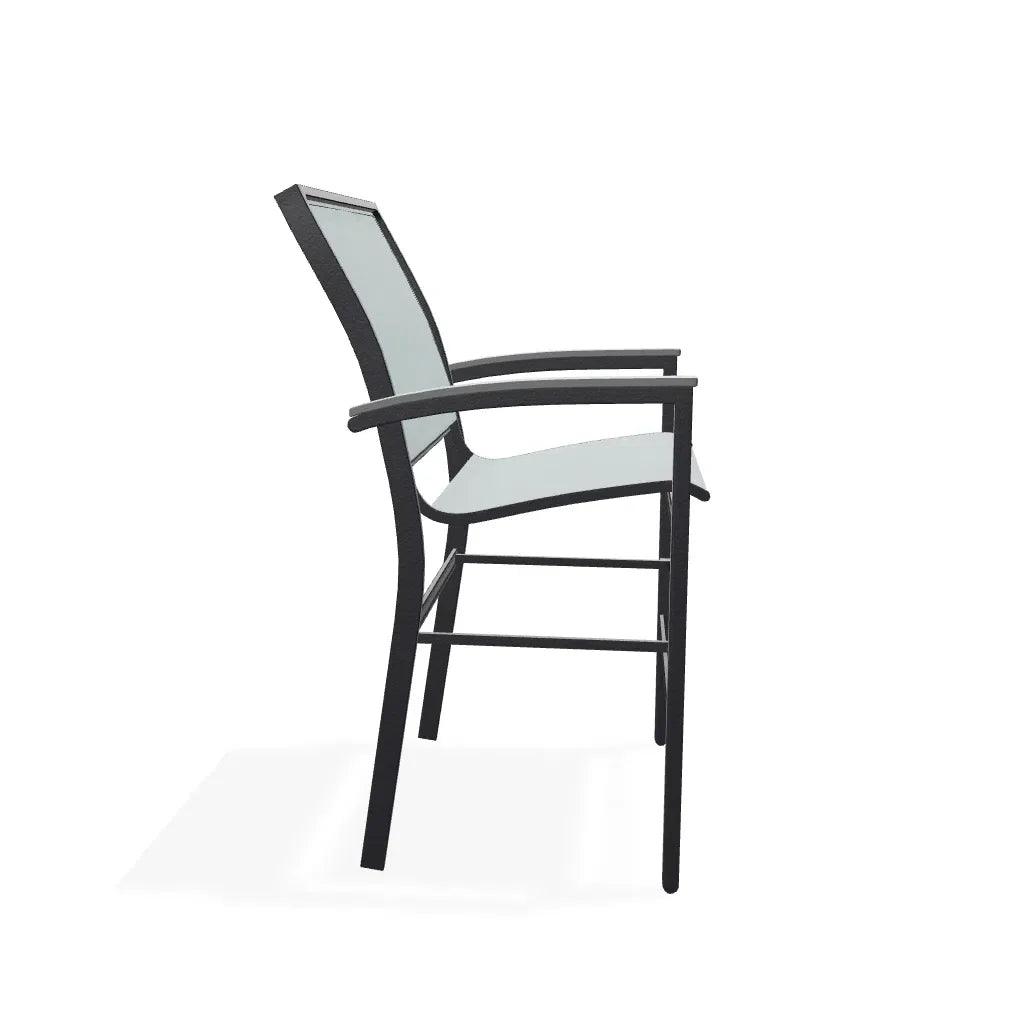 Bazza Stacking Balcony Height MGP Armed Cafe Chair