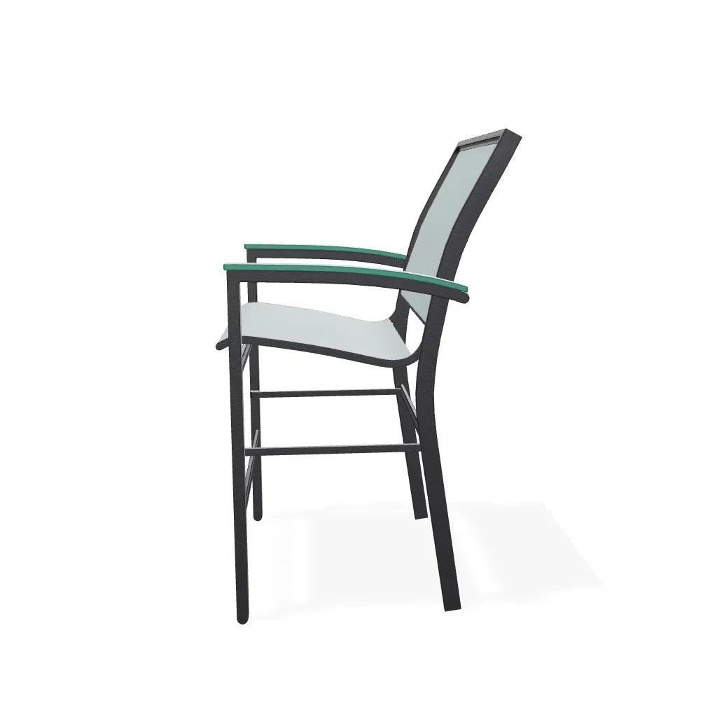 Bazza Stacking Balcony Height MGP Armed Cafe Chair