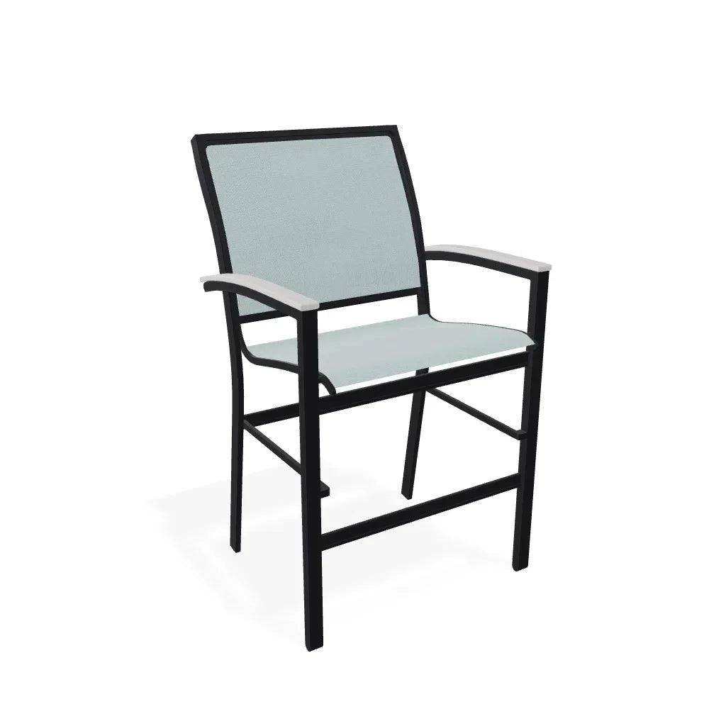 Bazza Stacking Balcony Height MGP Armed Cafe Chair