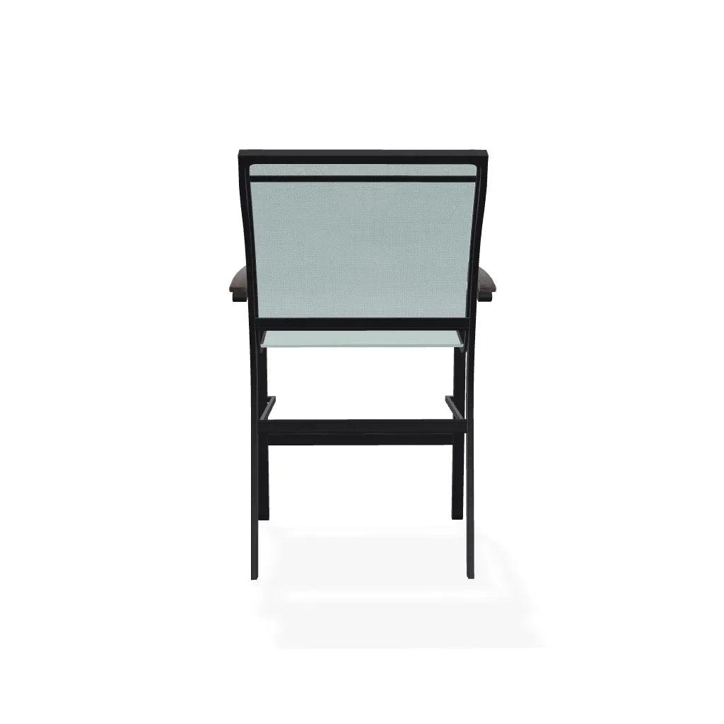 Bazza Stacking Balcony Height Polymer Cafe Arm Chair