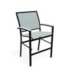 Bazza Stacking Balcony Height Polymer Cafe Arm Chair