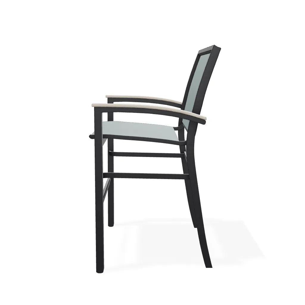 Bazza Stacking Bar Height MGP Armed Cafe Chair