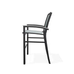 Bazza Stacking Bar Height MGP Armed Cafe Chair