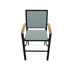 Bazza Stacking Bar Height Polymer Armed Cafe Chair