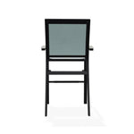 Bazza Stacking Bar Height Polymer Armed Cafe Chair