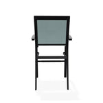 Bazza Stacking Bar Height Polymer Armed Cafe Chair