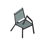 Bazza Stacking Bistro Chair MGP Arm Accents