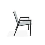 Bazza Stacking Bistro Chair MGP Arm Accents