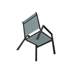 Bazza Stacking Bistro Chair MGP Arm Accents