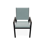 Bazza Stacking Bistro Chair MGP Arm Accents