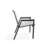 Bazza Stacking Bistro Chair MGP Arm Accents