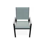 Bazza Stacking Bistro Chair MGP Arm Accents