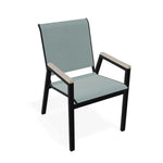 Bazza Stacking Bistro Chair MGP Arm Accents