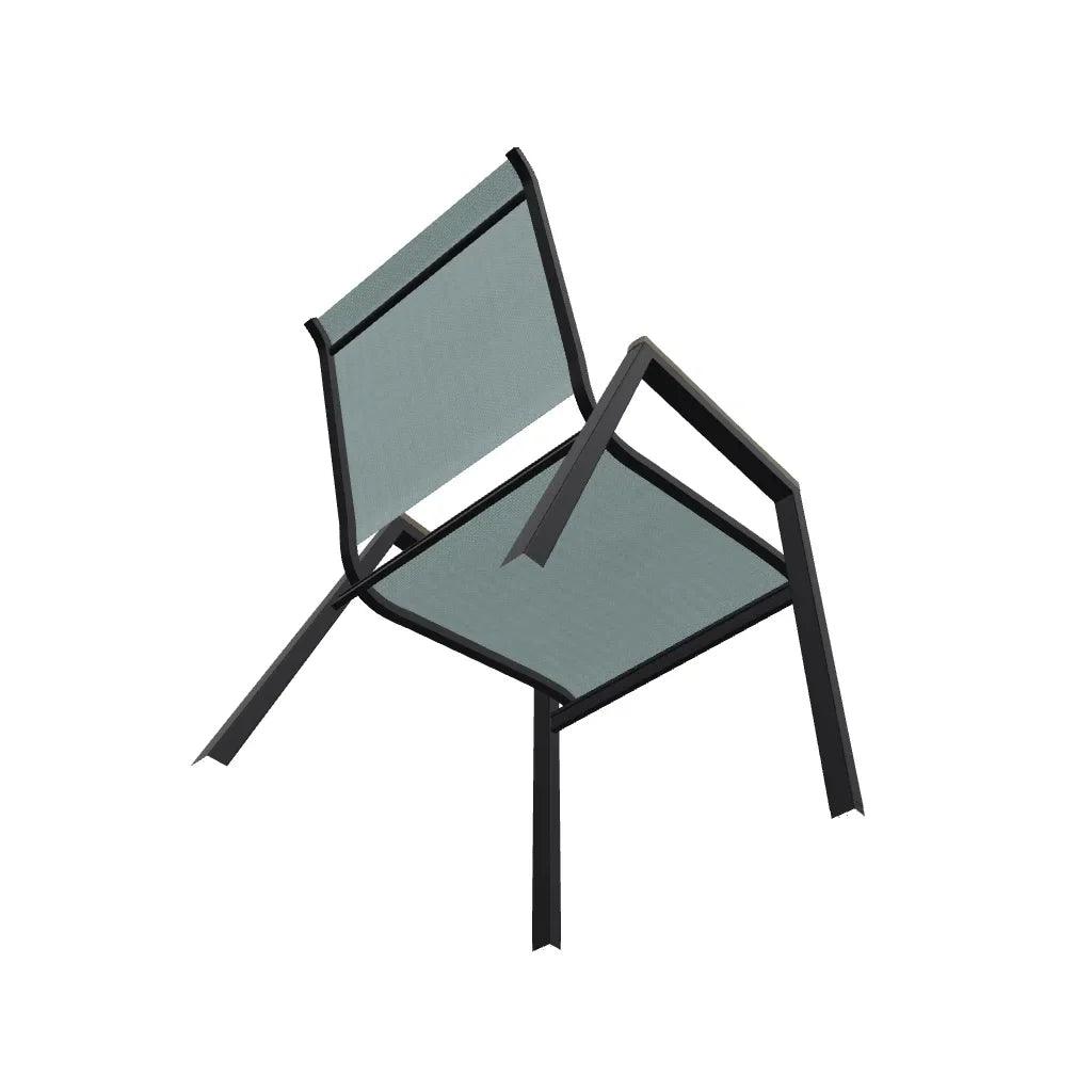 Bazza Stacking Bistro Chair MGP Arm Accents