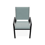 Bazza Stacking Bistro Chair MGP Arm Accents